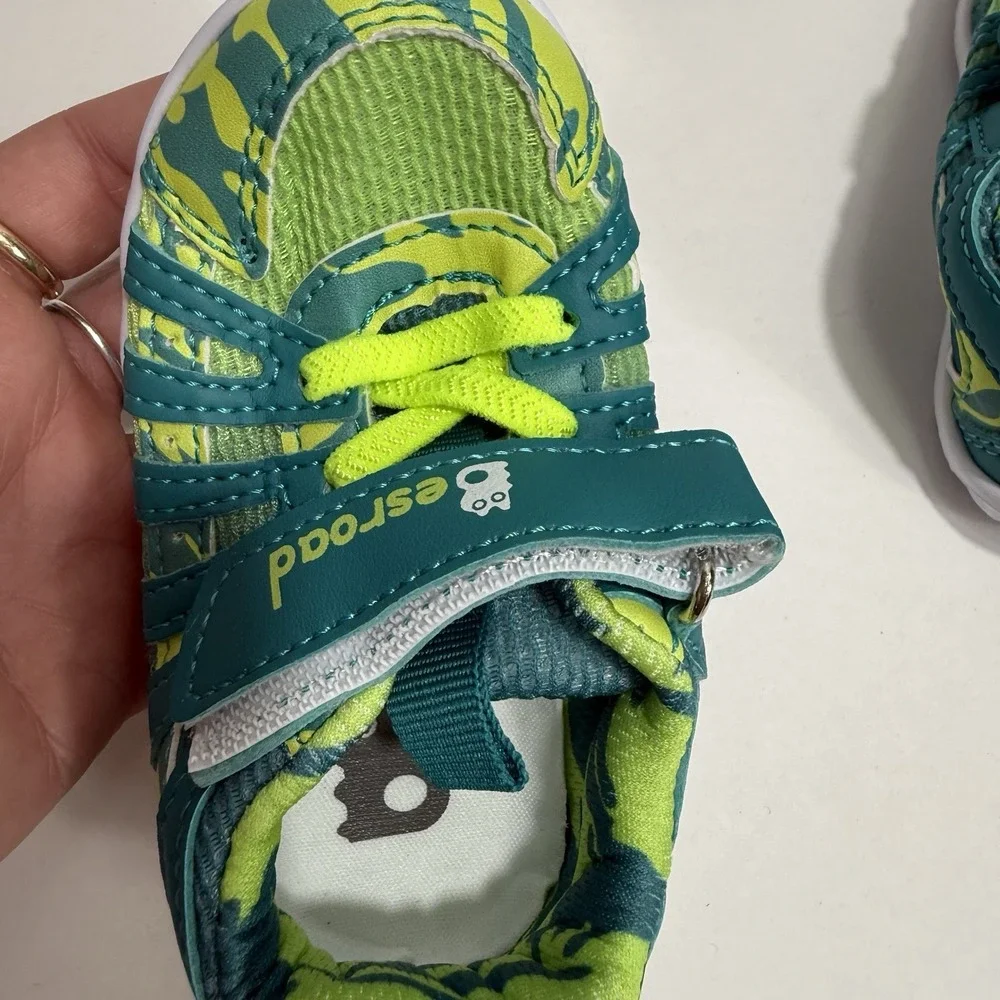Green Camo Baby Sneakers Mesh Toddler First Walker Shoes Size 142